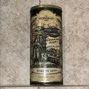 The Seckinger-Lee Company Atlanta 1996 Commemorative Tin - Black & Gold
